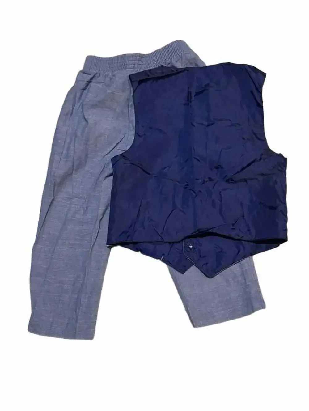 Van Heusen Vest And Pants Set Size 24M Blue